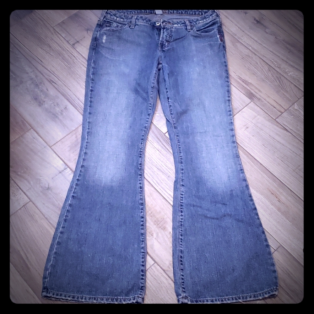 Vintage  Silver flare jean